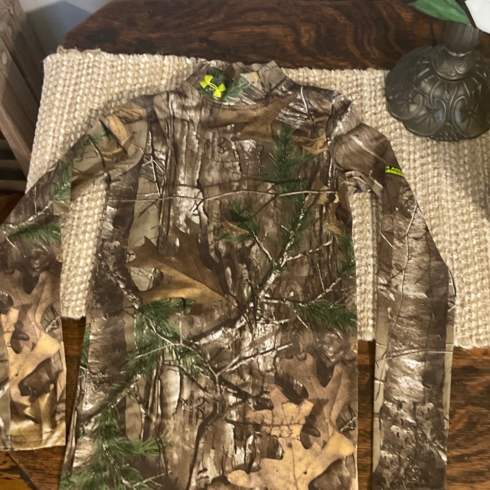 Under Armour Kids Camo Long Sleeve Tee